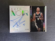 2022-23 Immaculate Tony Parker Auto #/49 Spurs
