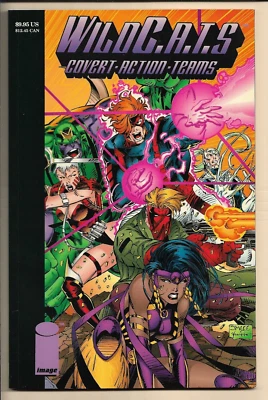 Wildcats Compendium en estado bastante bueno/casi nuevo (1993) ¡Primera impresión! Jim Lee, Brandon Choi! Cómics de imagen Foto 1 de 2