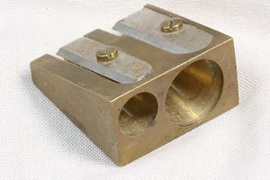 Bleistiftspitzer Vom Typ Double. Baujahr Deutschland. Original double Bleistift - Bild 1 von 3
