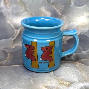 Australian Kangaroo Gumleaf Collection Blue Spastic Society Kaffeebecher 10 Unzen - Bild 1 von 11