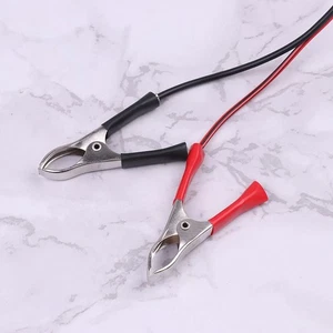 Car Cigarette Lighter Female To Alligator Clip Extension Connector Auto Socket - Picture 1 of 12