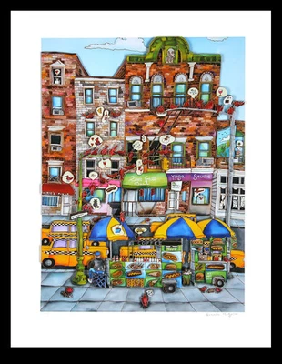 Pergola, Linnea - Food Carts, 2019 - Gicleé/Hahnemühle - Hand Signed - Image 1 of 2