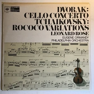 ORMANDY - ROSE Dvorak Cello Concerto Mint 1970s UK CBS 61036 LP Pristine Vinyl - Picture 1 of 2