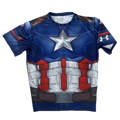 Under Armour Alter Ego Captain America Civil War Compression Shirt 3XL HeatGear - Image 1 of 4