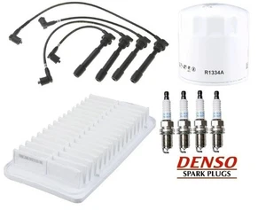 Tune Up Kit Filters DENSO Spark Plugs Wire Set for Hyundai Elantra 99-06 L4 2.0L - Picture 1 of 5