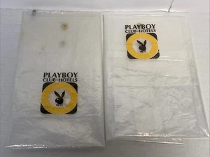 Bolsas de almacenamiento de plástico transparente Playboy Club-Hotels cierre a presión vintage años 70’s - Imagen 1 de 7