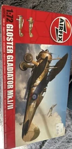 1:72 Airfix Gloster Gladiator Mk.I/II Model Kit A02052A - New in Open Box - Picture 1 of 3