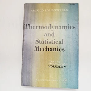 Thermodynamik & Statistische Mechanik Buch Theoretische Physik Sommerfeld Band 5 - Bild 1 von 20