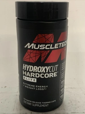 Cápsulas térmicas de liberación rápida MuscleTech Hydroxycut Hardcore Elite de 100 quilates  Foto 1 de 4
