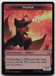 Soldier (0011) / Ballistic Boulder (0013) Token Foil Avatar: The Last Airbender - Picture 1 of 2