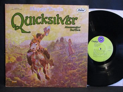 Quicksilver Messenger Service Happy Trails 1969 1970 LP VG++ Capitol ST 120 Lime - Image 1 of 3