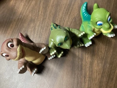 Lote de 3 marionetas de mano Land Before Time Pizza Hut 1988 vintage Foto 1 de 4