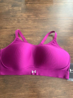 NWT UNDER ARMOUR 1379032 WOMEN'S LIGHT SUPPORT CONFORT SPORTS BRA 3Xsz REG$35 - Image 1 of 4