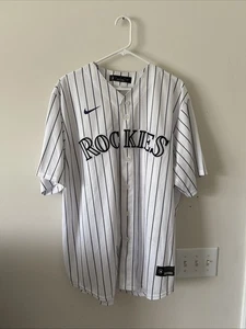 Colorado Rockies Nike Pinstripe Limited Blank Jersey Mens Size XL NWOT - Picture 1 of 5