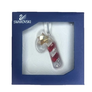 Bastón de caramelo brillante de cristal de Swarovski adorno de Navidad 1054569 nuevo en caja - Imagen 1 de 4