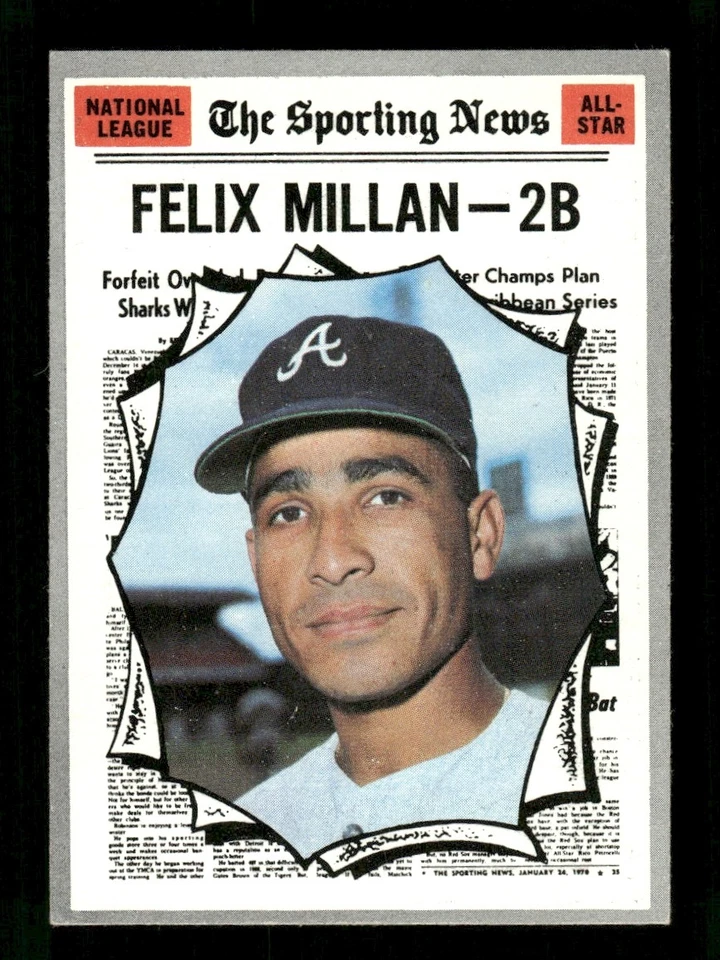 1970 Topps Set Break #452 Felix Millan AS EX-EX/MT *BNCARDS* - Image 1 of 2