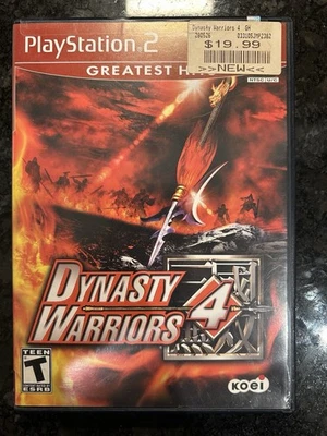 Dynasty Warriors 4 PlayStation 2 光盘原装盒正品已测试可用 — 第 1/4 张图片