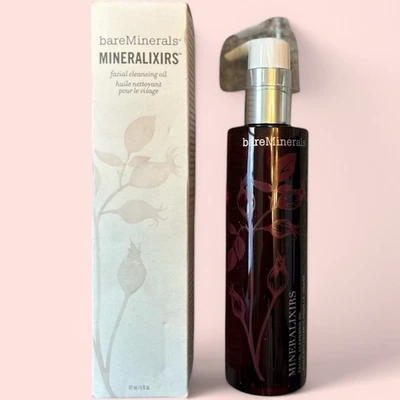 Новое красное очищающее масло для лица BareMinerals Mineralixirs 177 мл / 6,0 жидких унций - Изображение 1 из 4