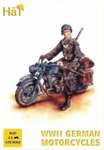 HAT 1/72 (20mm) WWII German Zundapp Motorcyles - Picture 1 of 1