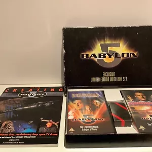 Babylon 5 - Limited Edition Video Box Set - English language PAL VHS - Complete - Picture 1 of 9