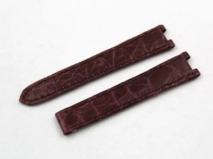 Cinturino Vera Pelle Alligatore Viola 15/12mm Attacco Ansa Pasha Donna Promo - Imagen 1 de 4