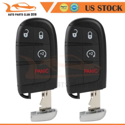 2 para Dodge Journey 2011 2012 2013 2014 2015 2016 2017 2018 mando a distancia con llave Foto 1 de 4