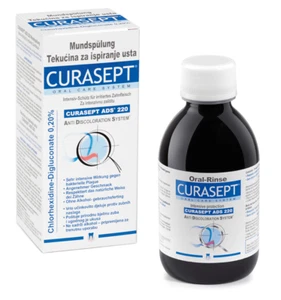 Curasept ADS 220 0.20% CHX MOUTH WASH ANTIBACTERIAL RINS 200ml/ 6.8 fl oz - Picture 1 of 2