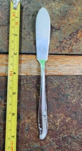 ๐MID CENTURY c1959 ALLURE AKA TEATIME SILVERPLATED MASTER BUTTER ๐ง KNIFE - Picture 1 of 10