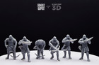 Blood-handed Orcs with Crossbow and Armour Davale Games 3D Printed With HQ Resin