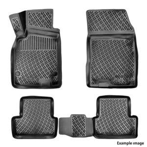 Custom 3D Molded Rubber Floor Mat for Dodge RAM 1500 Crew Cab 2013-2018 - Picture 1 of 11