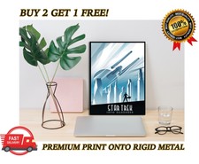 Star Trek Enterprise Premium METAL Poster Art Print Plaque Gift
