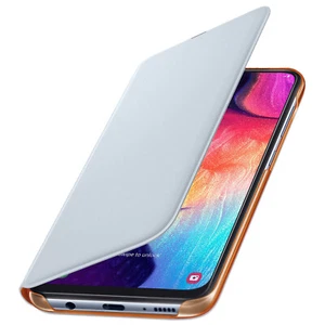Samsung Wallet Cover Samsung Galaxy A50 Funda Oficial Billetera - Blanco - Imagen 1 de 5