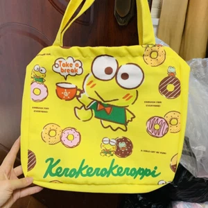 Keroppi Anime Canvas Handbags Girl Shoulder Bag Shopping Tote Tutorial Student - Picture 1 of 5