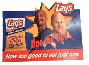 Larry Bird & Kareem Abdul Jabbar 1992 Frito Lays Advertising Poster Basketball - Picture 1 of 10