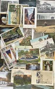 Lote de 50+ postales antiguas de Estados Unidos 1900-1940 foto de lino mixta - #3 - Imagen 1 de 9