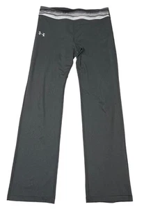 UNDER ARMOUR Track Pants Straight Leg  Grey Stretch Logo Activewear Size YXL - Picture 1 of 13