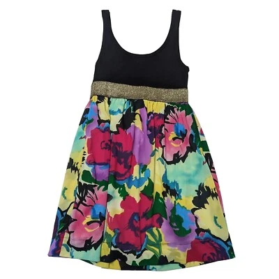 Forever 21 twenty One Floral Summer Dress With Glitter Detail Size S - Image 1 of 4