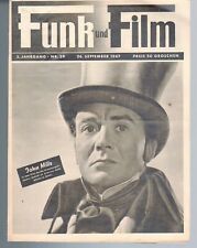 FUNK UND FILM 39 v. 26.9.1947 / JOHN MILLS, SUSI CAROLL, ANITA SPIZAK-TROJAN