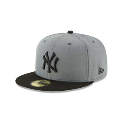 Authentic New Era MLB OnField 59Fifty Fitted Cap NY Yankees Gray/Black - Image 1 of 2
