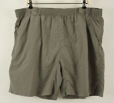 SIMMS Men's 2XL x 7.5" Gray Lightweight Lined Drawstring Fishing Hybrid Shorts