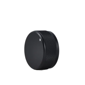 1pc 35x16mm Aluminum Reticulate Control Knob Black for Guitar Amplifer Audio - Picture 1 of 5