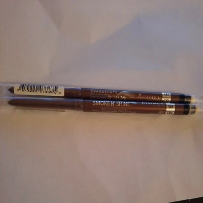 2 Rimmel Smoke N' Shine Exaggerate Eyeliner Eye Liner/ Definer *Copper Bling* - Image 1 of 4