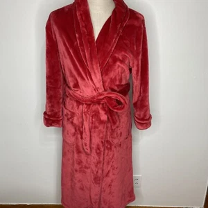 The Company Store Women's Red Bath Robe Size XS Long Tie Pockets - Picture 1 of 10