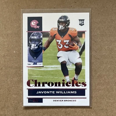 2021 Chronicles Javonte Williams Rookie Pink #31 Broncos - Image 1 of 2