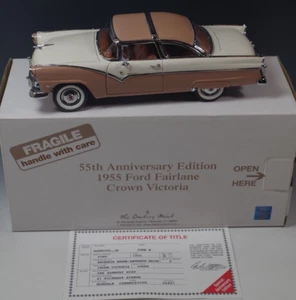 Ford Fairlane Crown Victoria 1955 como nuevo 1955 55 aniversario fundido a presión 1/24 sin usar y en caja - Imagen 1 de 11