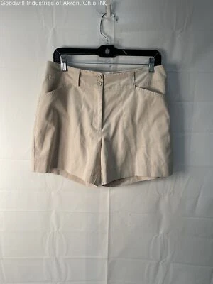 Pantalones cortos para mujer Gently Loved Nike Golf beige, talla 8 Foto 1 de 3