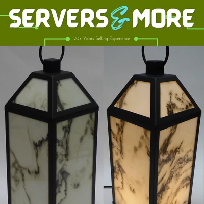 Juego de 2 Linternas LED con Acabado Mármol Sterno Home | Interior y Exterior Foto 1 de 4