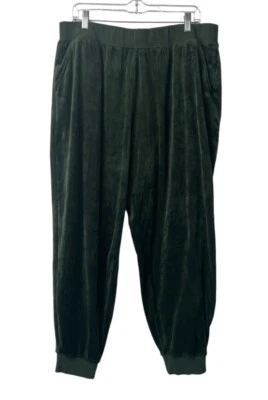 Pantalones de pijama Banana Republic para mujer suaves verdes talla XXL preppy de viaje modernos Foto 1 de 4