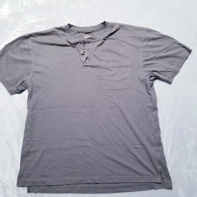 Red Head Brand Co Men's Large 3 Button Pocket T-Shirt Tee Gray Top short sleeves - Image 1 of 4