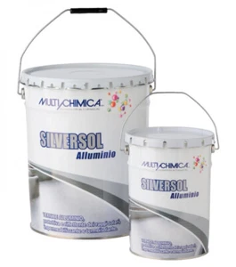 Vernice alluminio Silversol impermeabilizzante per manti bitumosi e guaine lt 20 - Foto 1 di 1